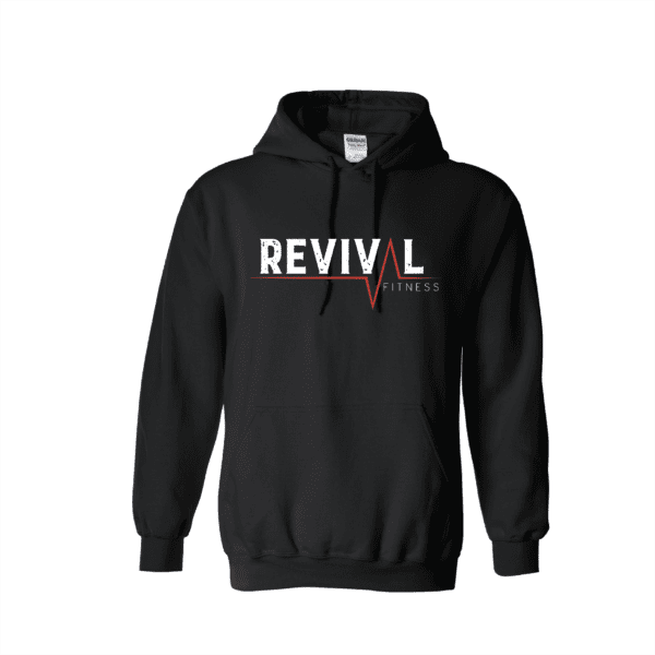 BLACK COLOR STANDARD HOODED SWEATSHIRT